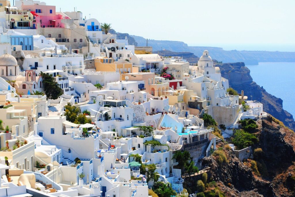 Thira. Fuente: SofiaPapageorge, Pixabay